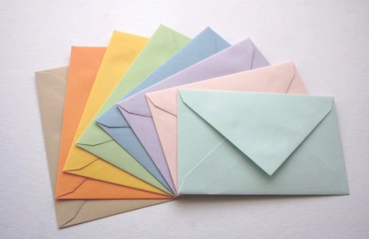 Buste da lettera colorate 